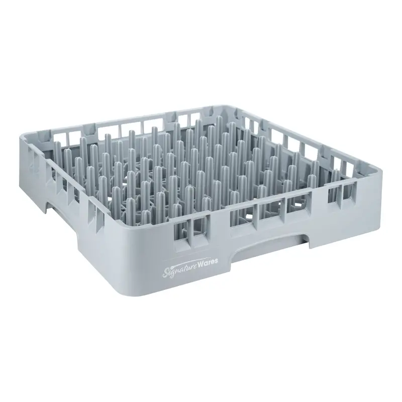 Signaturewares 9 X 9 Peg Rack — Expanded Grey Grid System For Commercial Kitchen Organization 1
