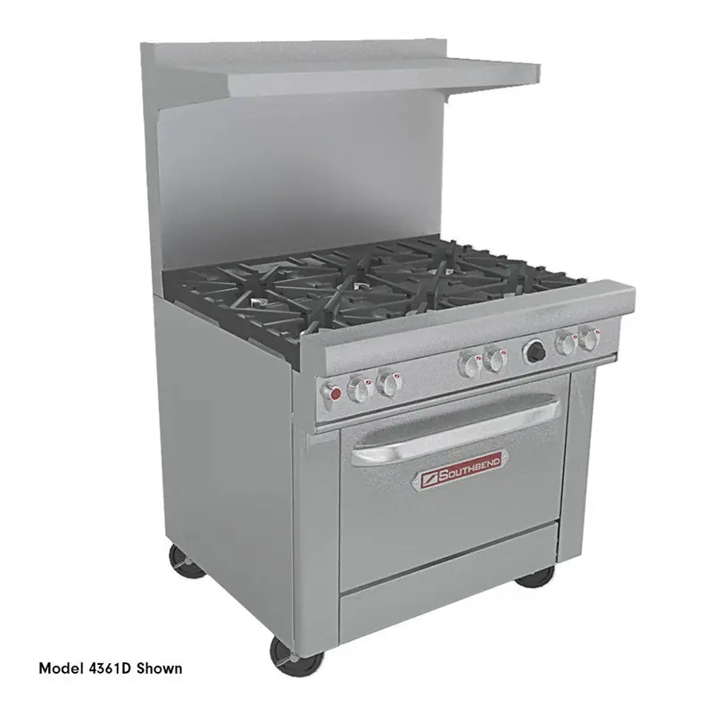 Southbend 4361A Natural Gas Range – 36-Inch, 6 Burners + 1 Oven 1