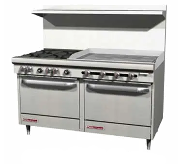 Southbend Nat Range – 60-Inch Gas Cooktop With Dual Ovens & 36-Inch Griddle 1