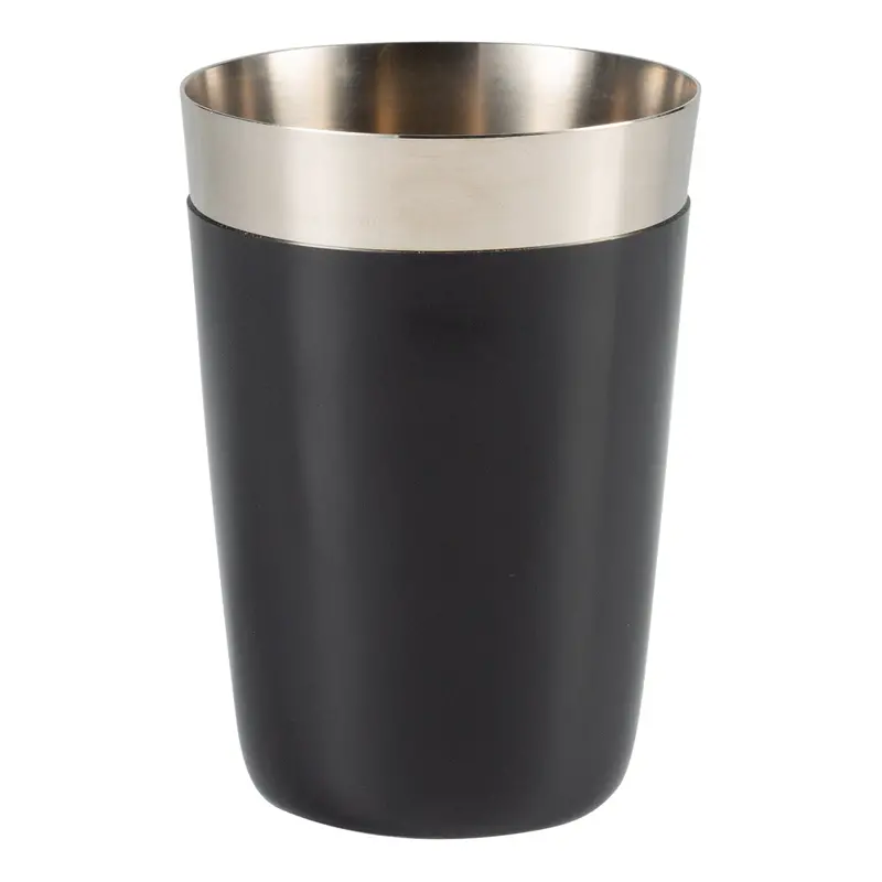 Spill-Stop Vinyl-Coated Cocktail Shaker – 16 Oz, Stainless Steel Core 1