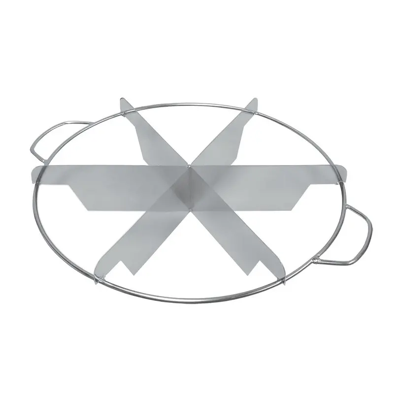 Stainless Steel 6-Slice Pie Cutter And Serving Guide Tool 1