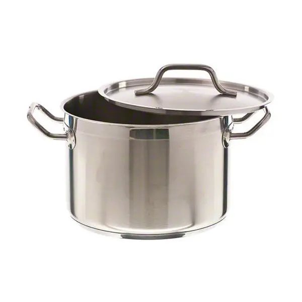 Stainless Steel Covered Stock Pot – 8-Quart Capacity 1