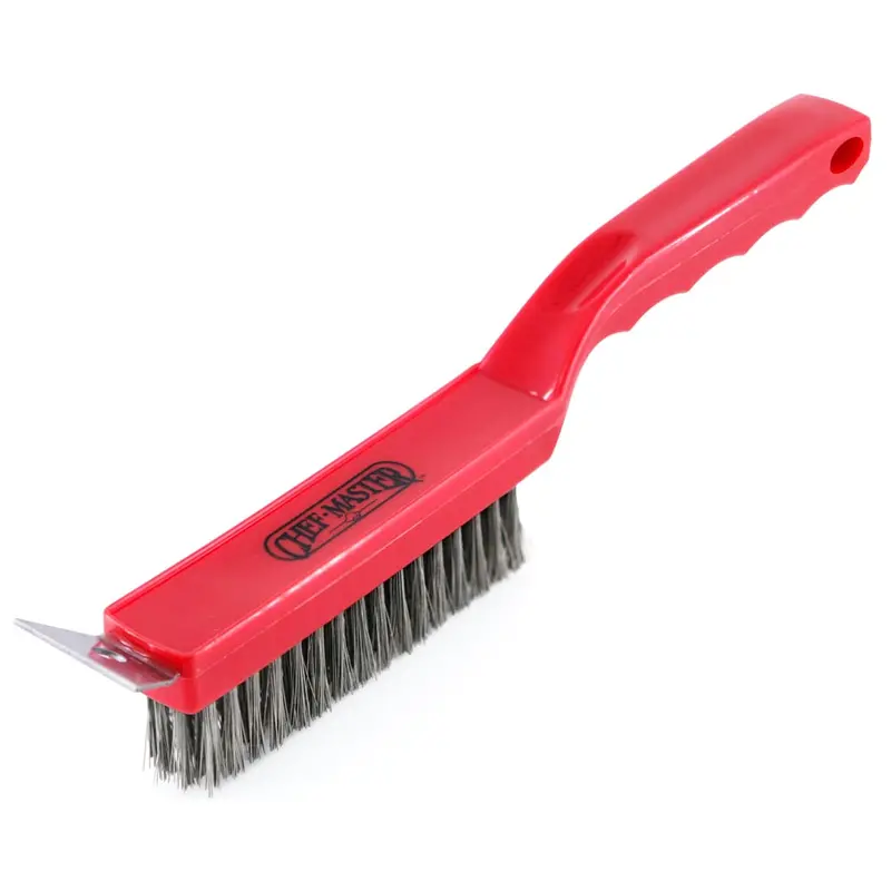Stainless Steel Grill Brush With Ergonomic Plastic Handle 1
