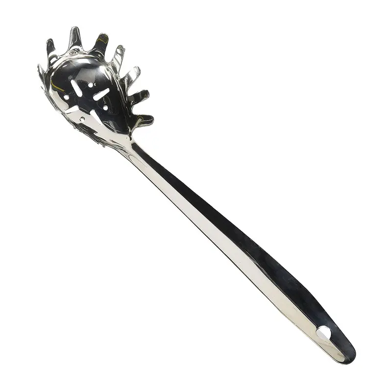 Stainless Steel Spaghetti Serving Ladle – 13-Inch Ergonomic Server 1