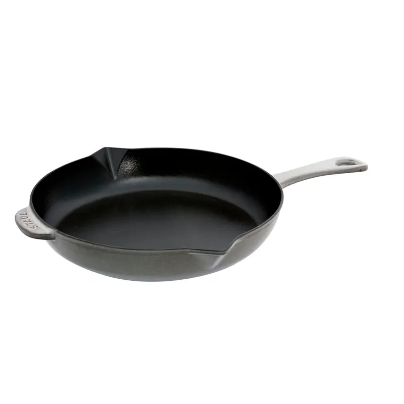 Staub 10-Inch Graphite Grey Fry Pan – Heavy-Duty Enameled Skillet 1
