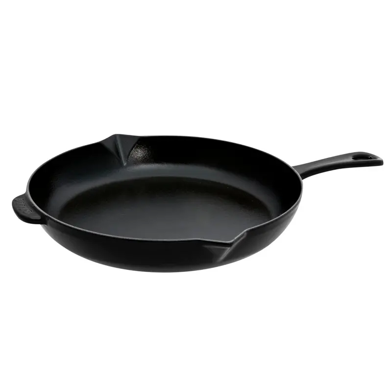 Staub 10-Inch Matte Black Fry Pan – Durable Enameled Cast Iron 1