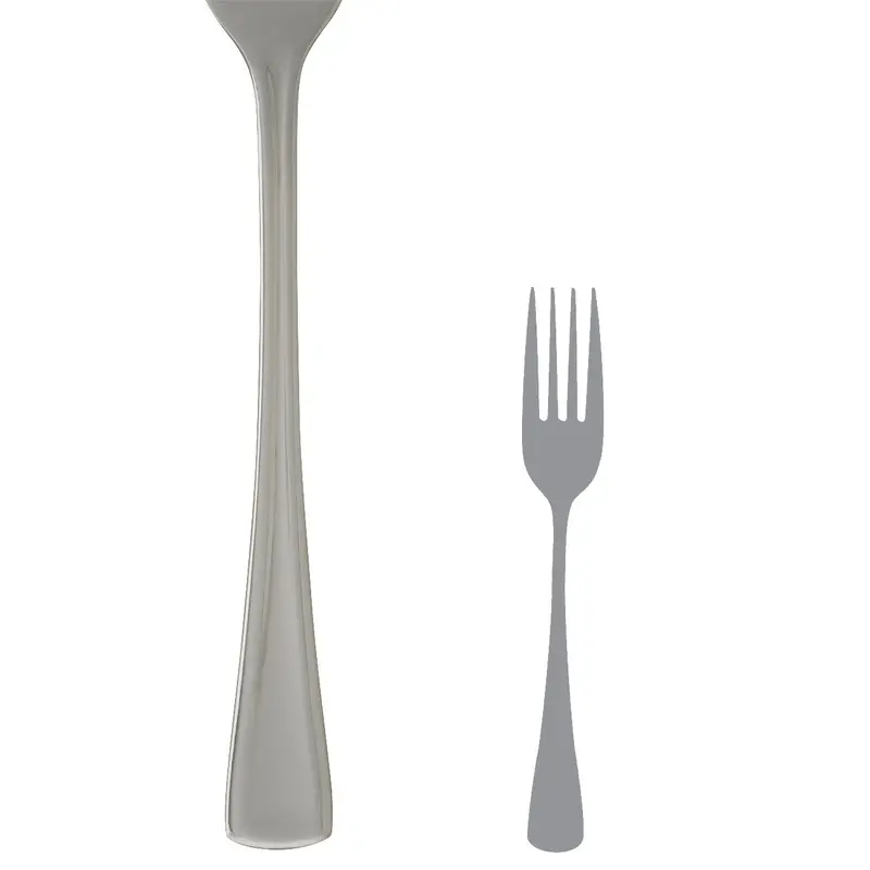 Steelite Americana Stainless Steel Salad Or Dessert Fork – Pack Of 12 1