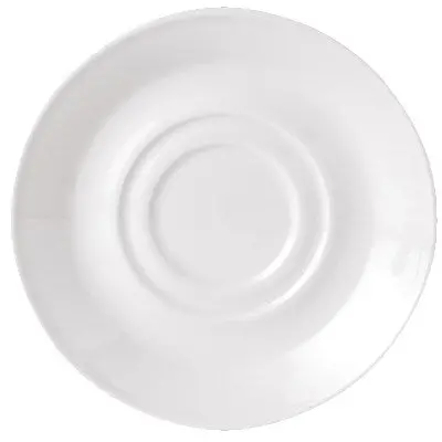 Steelite Simplicity Double-Well 5.75-Inch Saucer (36-Pack) 1