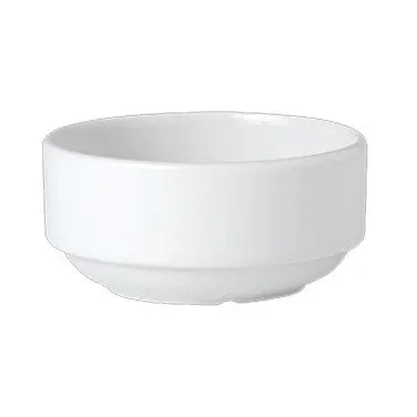 Steelite Simplicity Stacking Soup Bowl – 10 Oz, Black Line Rim, 36-Pack 1