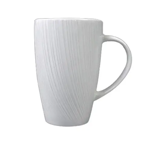 Steelite Spyro 12-Ounce Coffee Mug – 24-Count White Stoneware 1