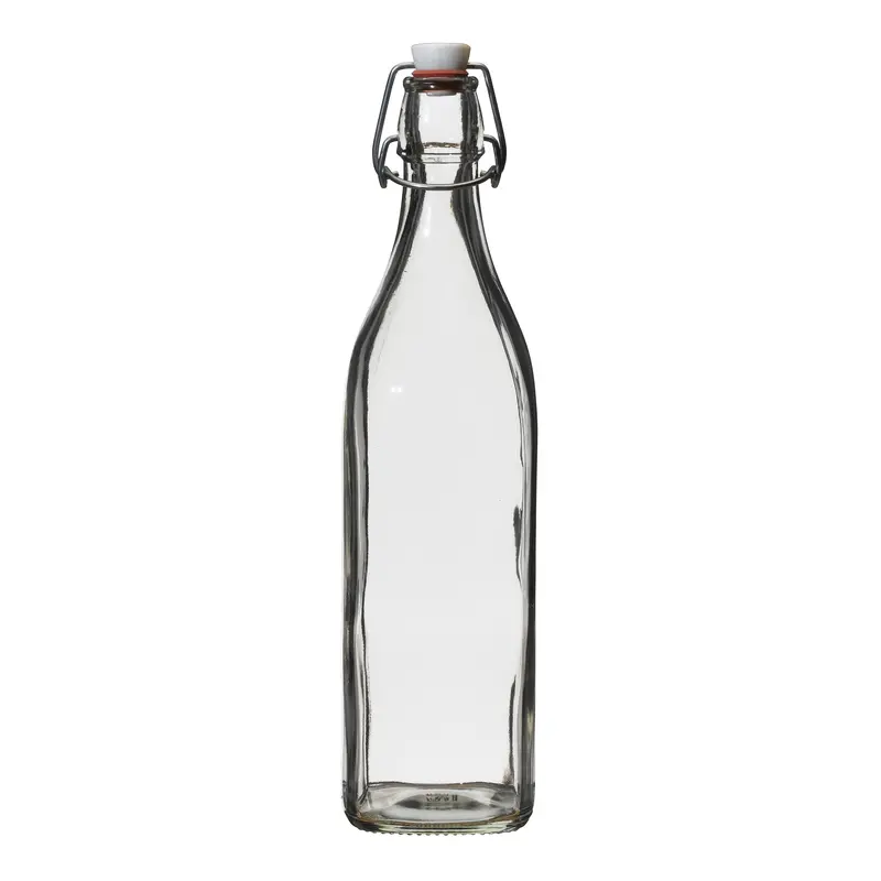 Steelite Swing Top Glass Bottle – 34 Oz, Case Of 20 1
