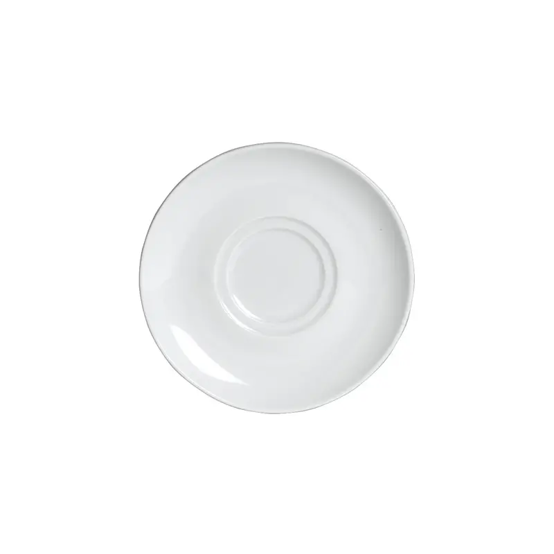 Steelite Varick Cafe Double-Well Saucer – 6.25-Inch, Set Of 12 1