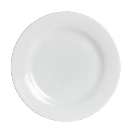 Steelite Virtuoso 10 5/8" White Dinner Plate – 24-Count 1