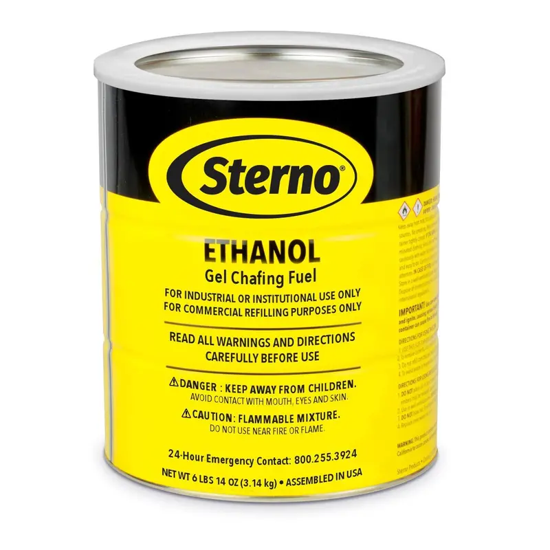Sterno Ethanol Gel Chafing Fuel – 1-Gallon Container (3-Pack) 1