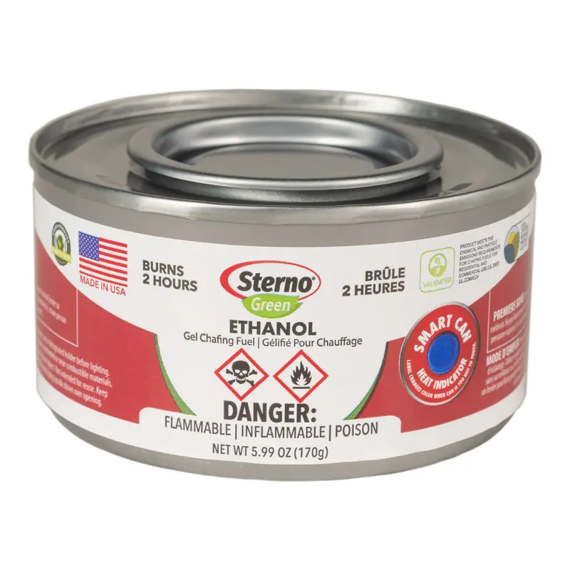 Sterno Ethanol Gel Chafing Fuel Cans – 2-Hour Burn, 72-Unit Case 1