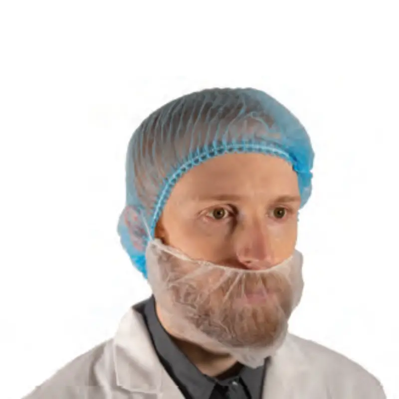 Superior Glove Disposable White Beard Net – 18-Inch, 100-Count Pack 1