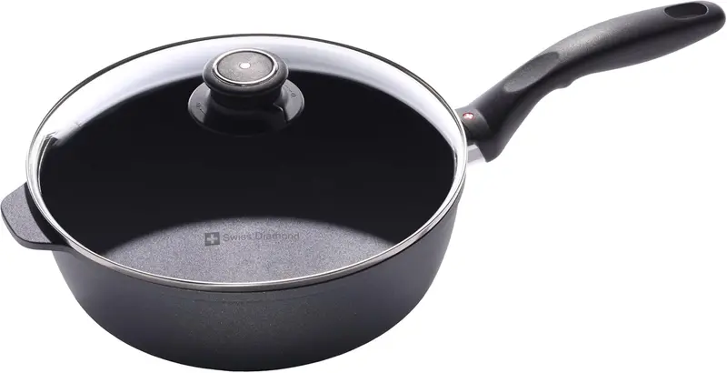 Swiss Diamond Xd 3.2-Quart Induction-Compatible Sauté Pan With Glass Lid 1