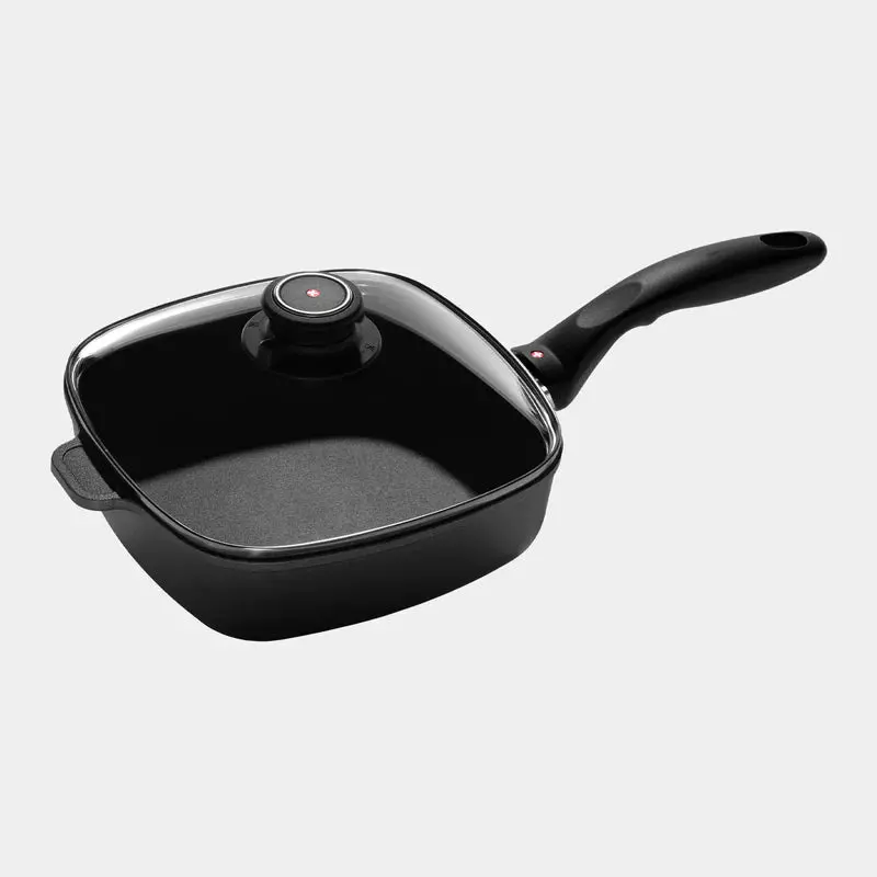 Swiss Diamond Xd 8-Inch Induction-Safe Square Sauté Pan With Glass Lid 1