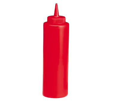Tablecraft 12-Ounce Cone-Tip Squeeze Bottle – Transparent Kitchen Dispenser 1