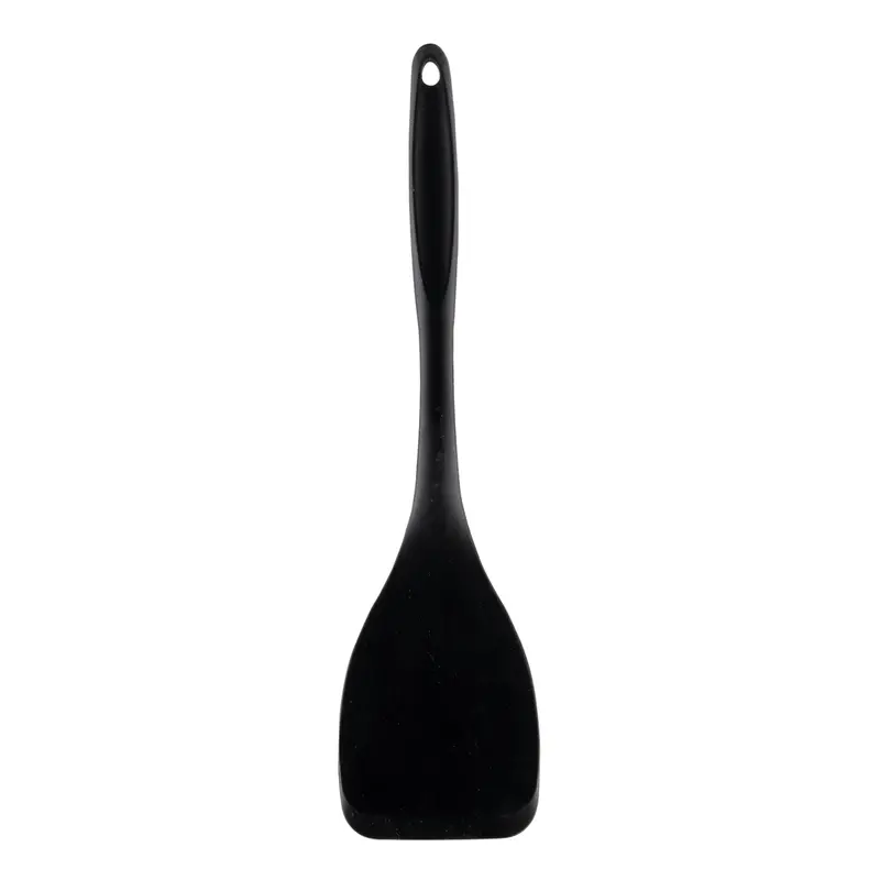 Tablecraft Solid Silicone-Coated Stainless Steel Spatula Turner 1