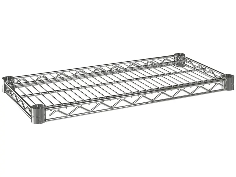 Tarrison 14" Deep Chrome-Plated Wire Shelf 1