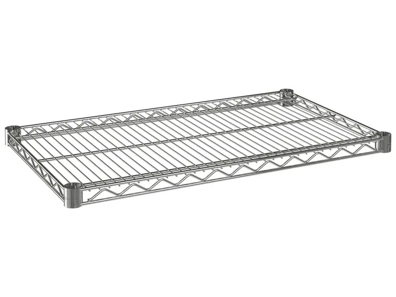 Tarrison 21" Deep Polyseal Wire Shelf – Silver Finish 1