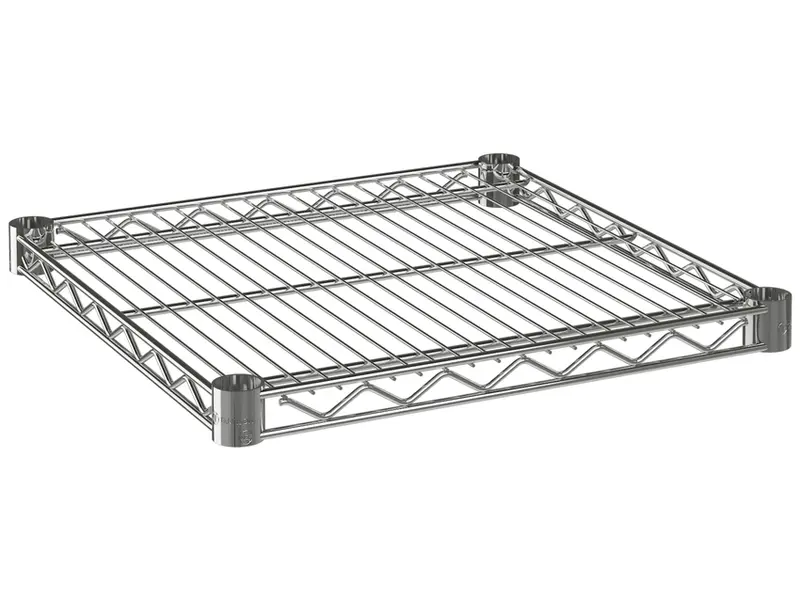 Tarrison 24" Wide Chrome Wire Shelf – 21" Deep 1