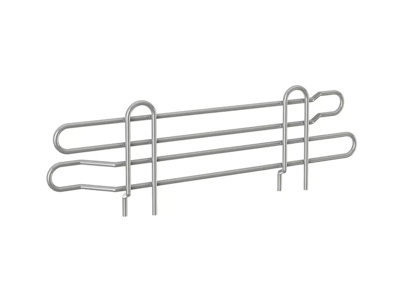 Tarrison 48" Chrome Wire Shelf Ledge – 4" Height (Final Sale) 1