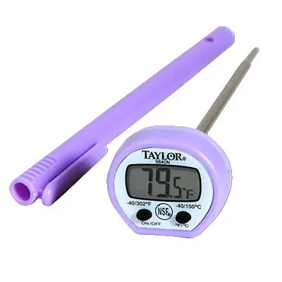 Taylor 9840Prn Allergen-Safe Digital Pocket Thermometer 1