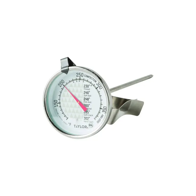 Taylor Analog Candy And Deep-Fry Dial Thermometer With Easy-Read Face 1