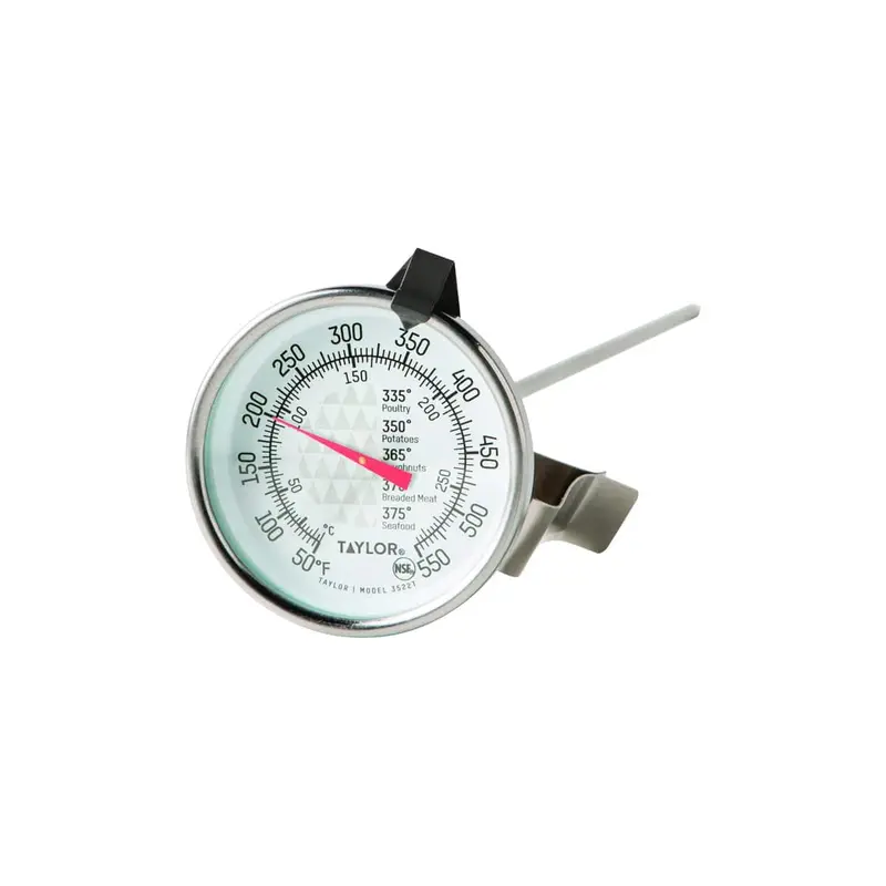 Taylor Deep-Fry Dial Thermometer With Heat-Resistant Design 1
