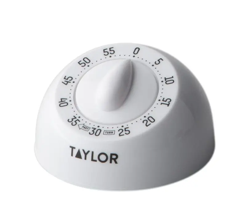 Taylor Mechanical Kitchen Timer – Analog Countdown For Cooking Precision 1