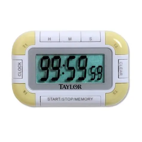 Taylor Pro Digital 4-Event Timer – Multi-Task Kitchen Countdown Tool 1