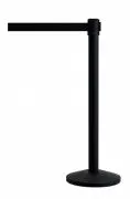 Tensator Retractable Belt Stanchion – 36" Black Crowd Control System With 6.5" Belt 1