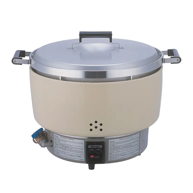 Thunder Group Rer55Asn Rinnai 55-Cup Rice Cooker – Natural Gas Powered Commercial Unit 1