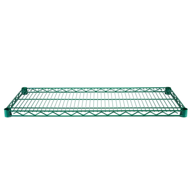 Torngat 14" Deep Green Epoxy Wire Shelf – Commercial Shelving (Final Sale) 1