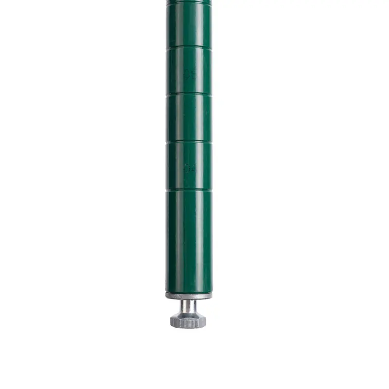 Torngat Green Epoxy-Coated Adjustable Wire Shelf Post With Foot 1