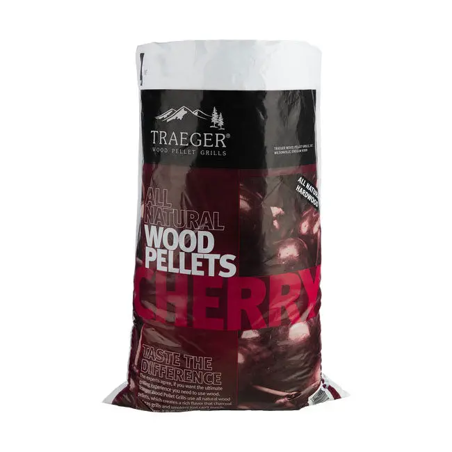 Traeger Cherry Hardwood Pellets – 20 Lb Bag For Sweet, Fruity Smoke Infusion 1