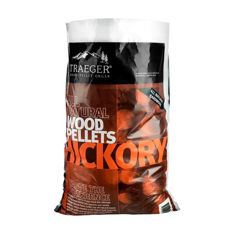 Traeger Hickory Hardwood Pellets – 20 Lb Bag For Classic Smoky Depth 1