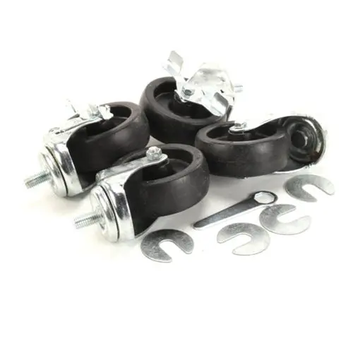 True 2.5-Inch Caster Set With 0.5-Inch Stems – 4-Pack, Commercial Grade 1
