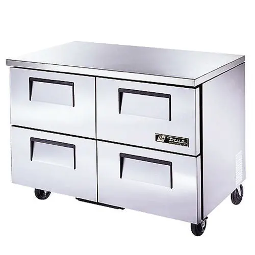 True 48-Inch Undercounter Refrigerator With Four Stainless Steel Drawers 1