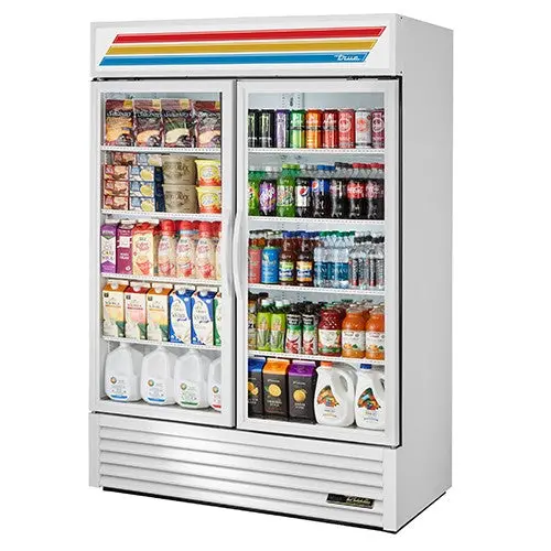 True 54-Inch Glass Door Cooler With Dual Swing Doors 1