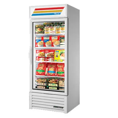 True Gdm-26F-Hctsl01 White One-Section Glass-Door Freezer Merchandiser 1