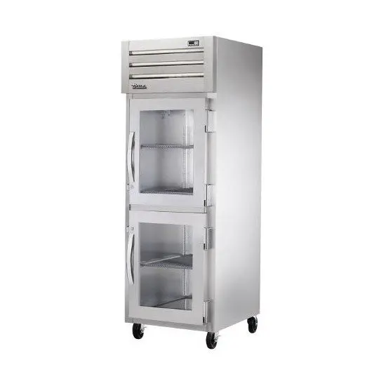 True Sta1Rpt-2Hg-1G Spec Series Pass-Through Half-Door Refrigerator – Glass Front, Single Section 1