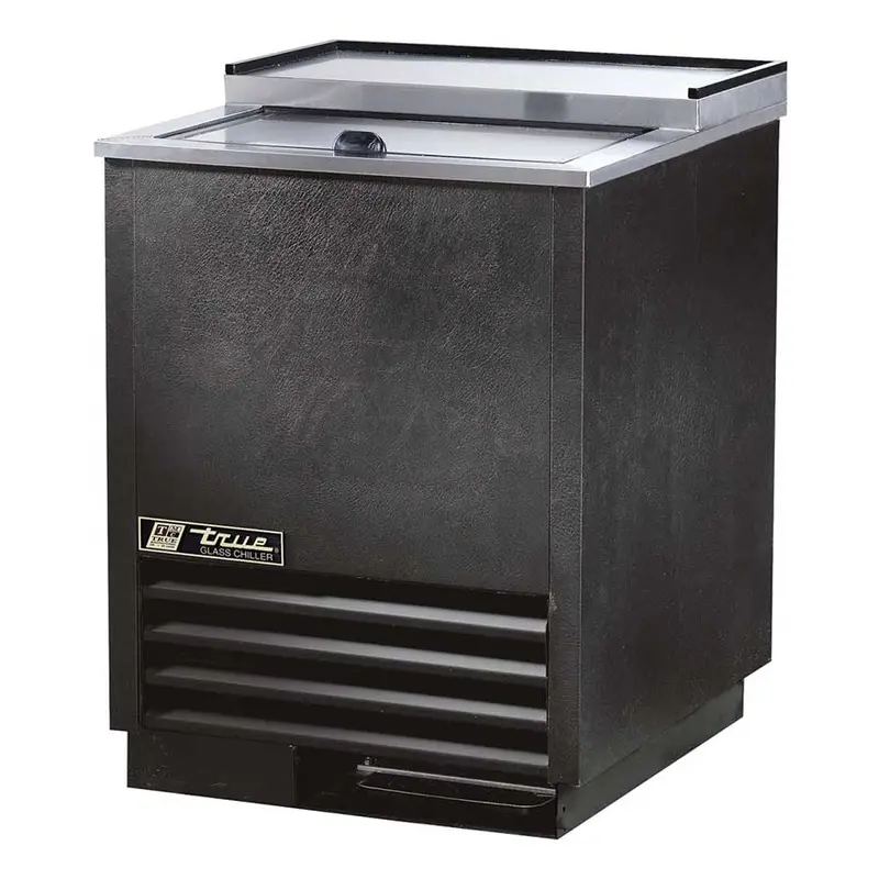 True T-24Gc Glass And Plate Chiller With Solid Slide Lid – 24" Froster Unit 1