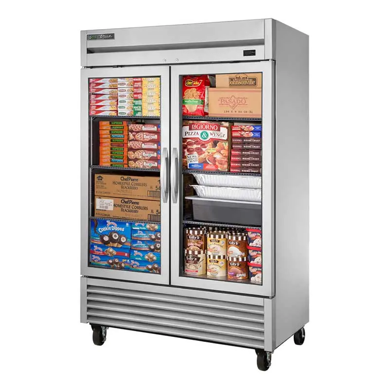 True T-49Fg-Hcfgd01 Two-Section Glass-Door Reach-In Freezer (T-Series) 1