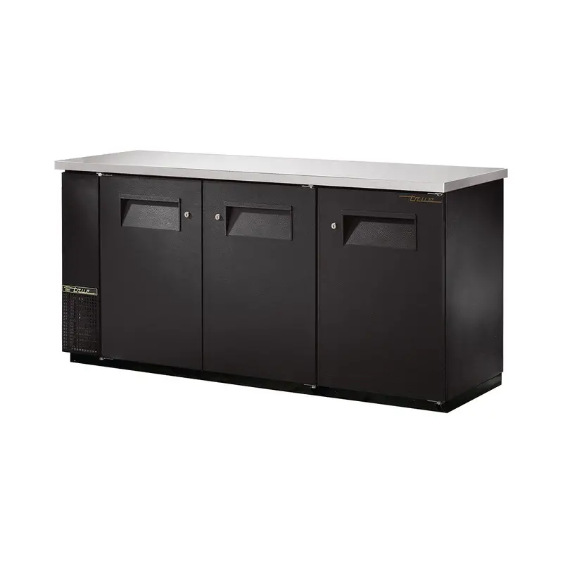 True Tbb-24-72-Hc 72-Inch Three-Section Back Bar Refrigerator Cooler 1