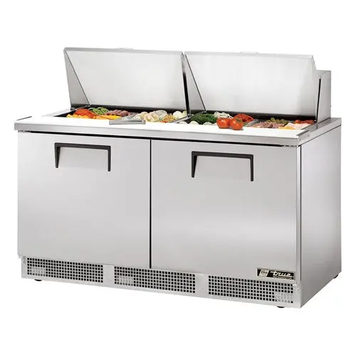 True Tfp-64-24M Mega-Top Food Prep Table – 2 Doors, 24 Pan Capacity, 64.125" Width 1