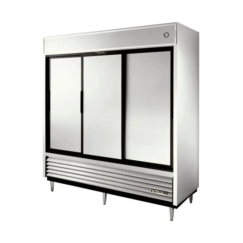 True Tsd-69 Solid Sliding Door Refrigerator – Triple-Section Commercial Unit 1