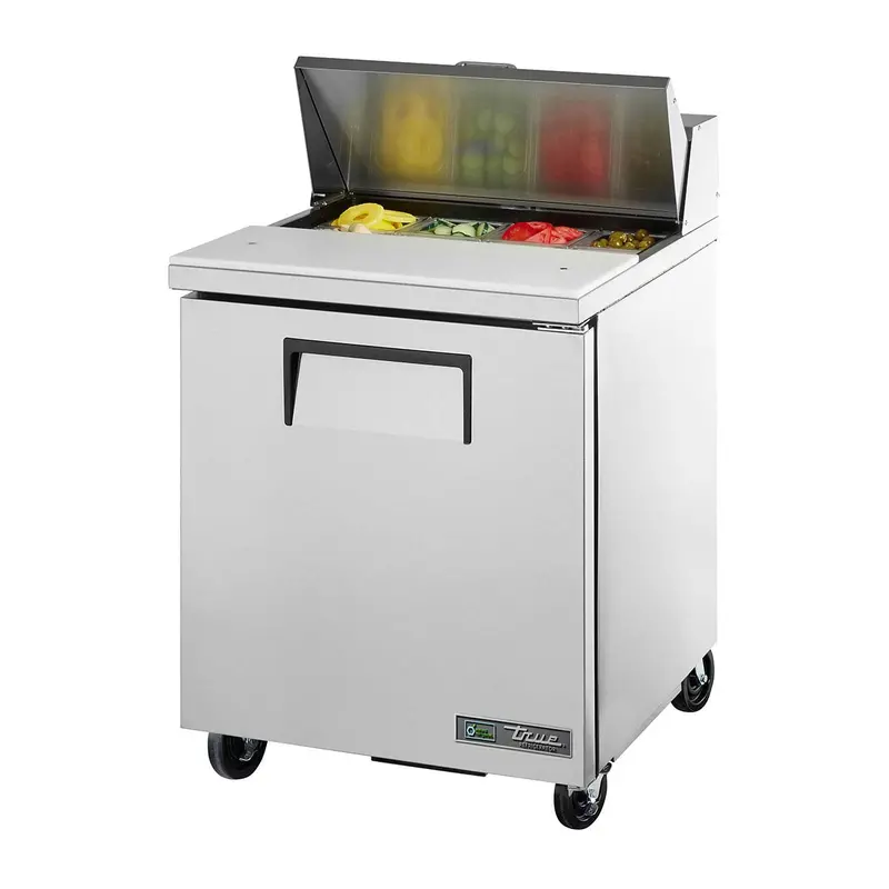 True Tssu-27-08 Stainless Steel Prep Table – 27-Inch Wide, Single-Door Salad/Sandwich Unit 1